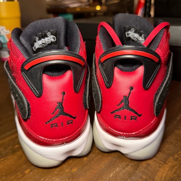 Deadstock Air Jordan 6 Rings 'Gym Red' Sneakers Size 9M - Picture 7 of 15